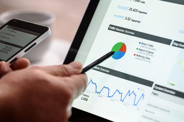 pointing a graph stats